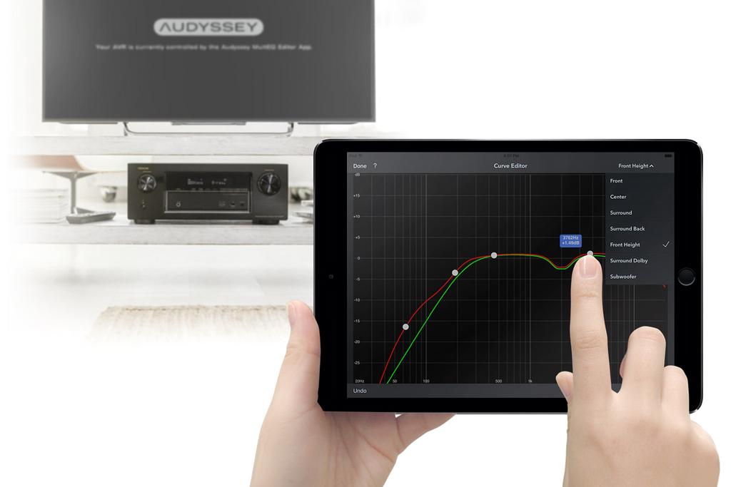 Denon i Marantz wrpowadzają aplikację Audyssey MultEQ Editor