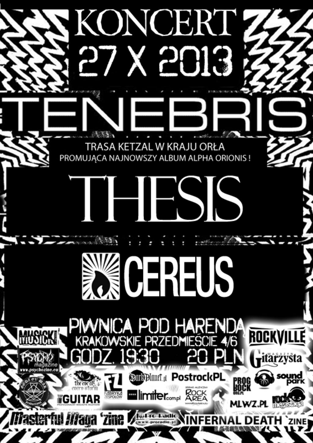 Tenebris, Thesis i Cereus w klubie Harenda