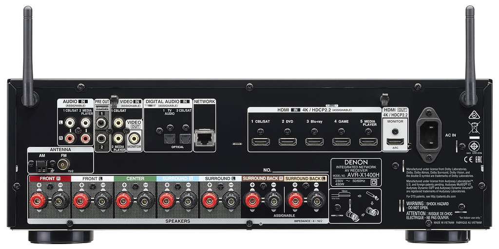 Denon AVR-X2400H i AVR-X1400H