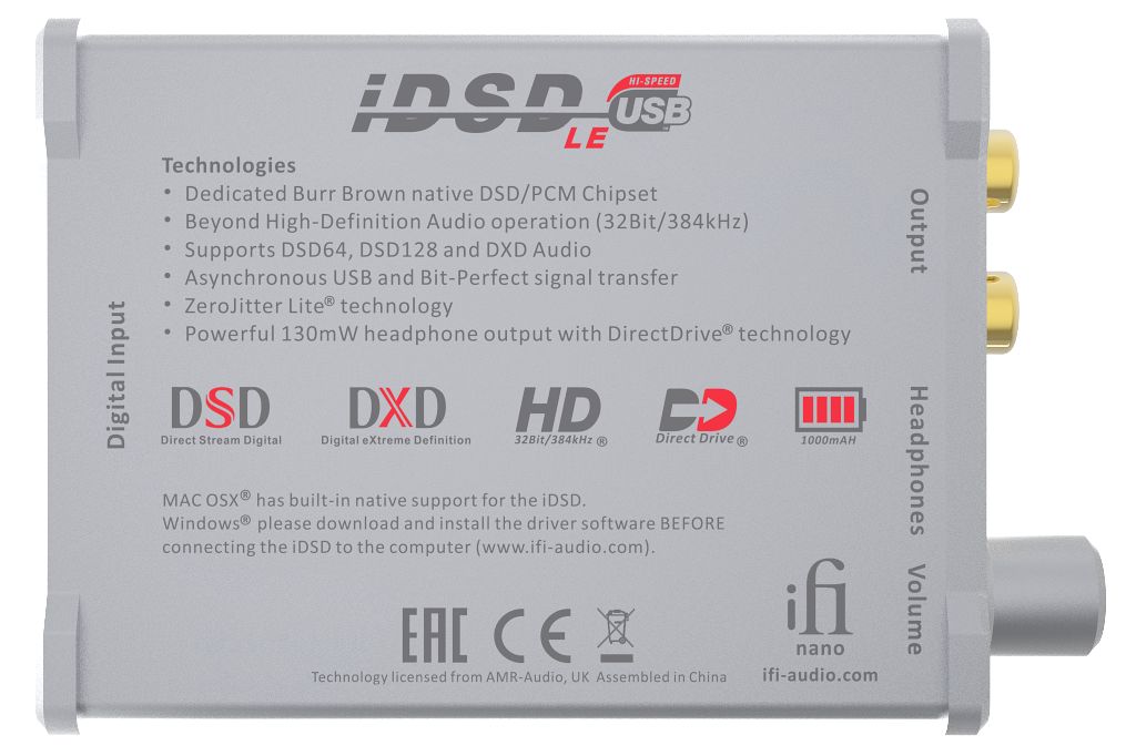 iFi Audio iDSD Nano LE