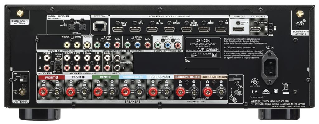 Denon AVR-X2500H i AVR-X1500H