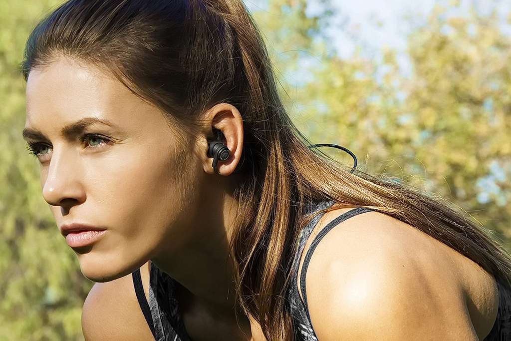 Sportowe dokanałówki z Bluetooth 5.0 i IPX5 - MEE Audio M9BG2