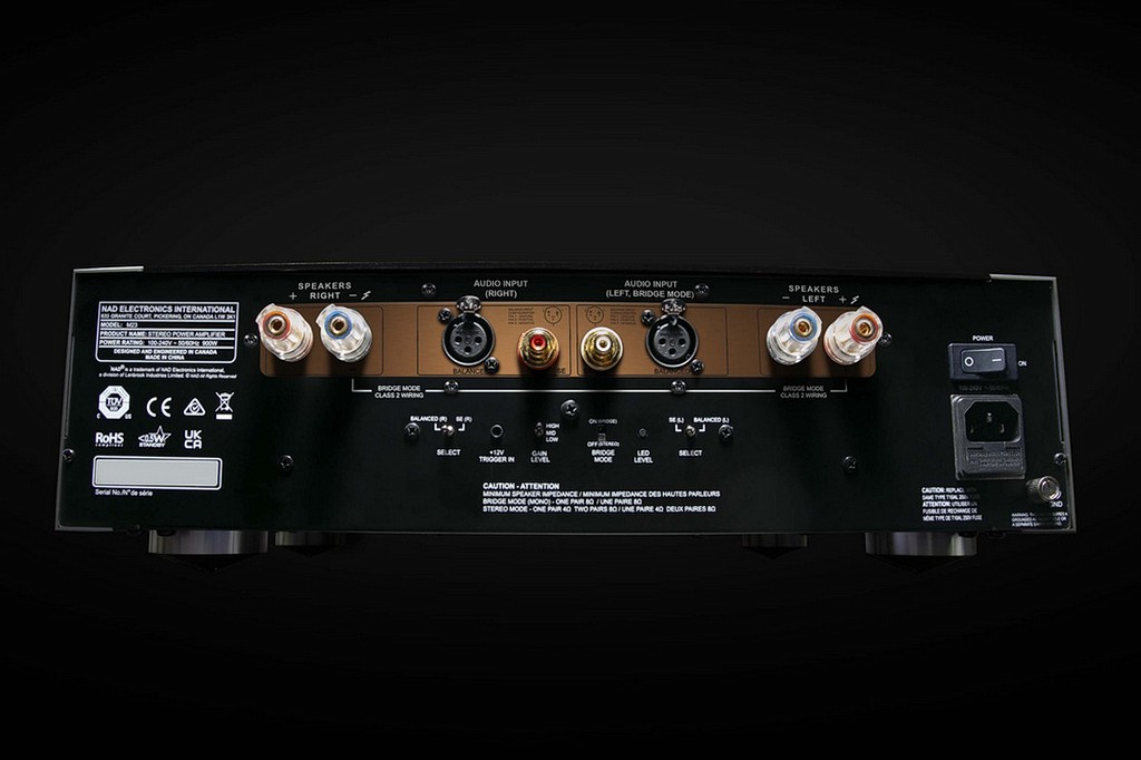 Końcówka mocy z technologią Purifi Eigentakt - NAD M23