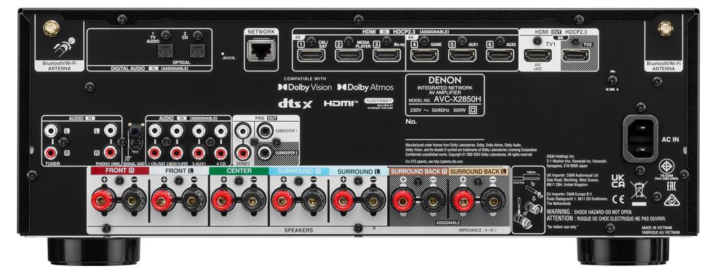 Kinowy kombajn w przystępnej cenie - Denon AVC-X2850H 