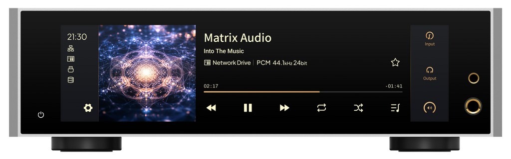 Streamer ze wzmacniaczem słuchawkowym - Matrix Audio TS-1