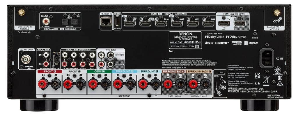 Dwa amplitunery z serii X - Denon AVR-X2900H DAB i AVC-X3900H