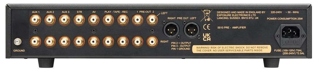 Modułowe centrum dowodzenia dla systemu dzielonego - Exposure 5510 Pre-Amplifier