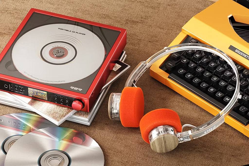 Lekkie słuchawki bezprzewodowe w stylu retro - FiiO EH11