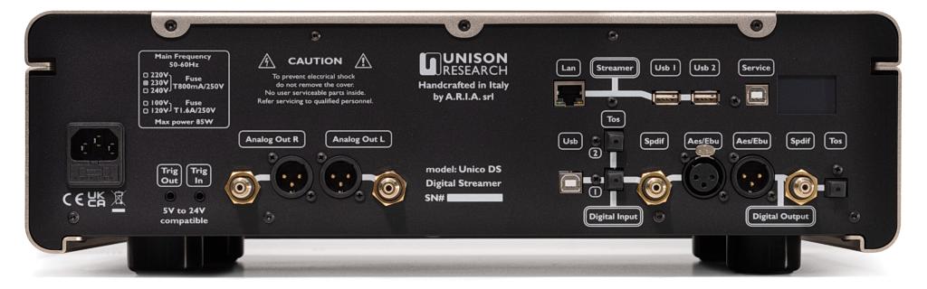 Lampy, przetwornik, streaming i płyty CD w jednym urządzeniu - Unison Research Unico DS