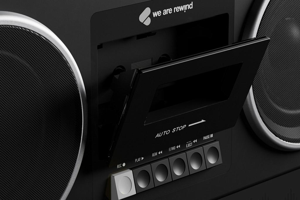 Nowy boombox dla miłośników kaset - We Are Rewind GB-001