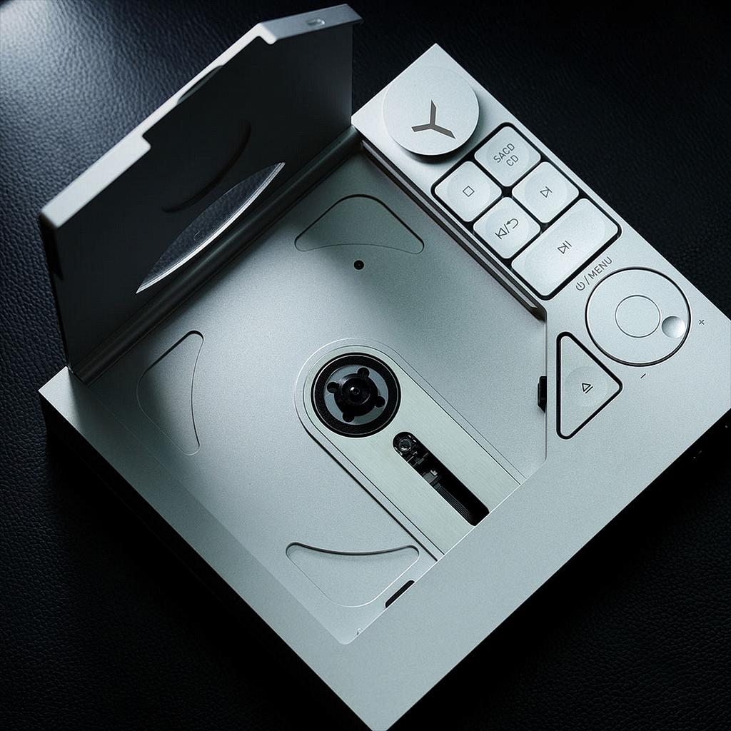 Odtwarzacz SACD z napędem ładowanym od góry i zasilaniem akumulatorowym - YBA Design One